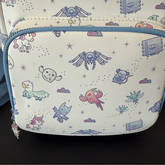 Loungefly HarryĀ Potter Chibi MagicalāCreaturesāMiniāBackpack Rare - Picture 6 of 12